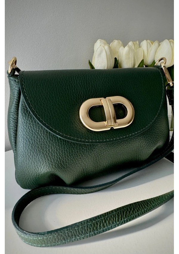 Bolso piel verde